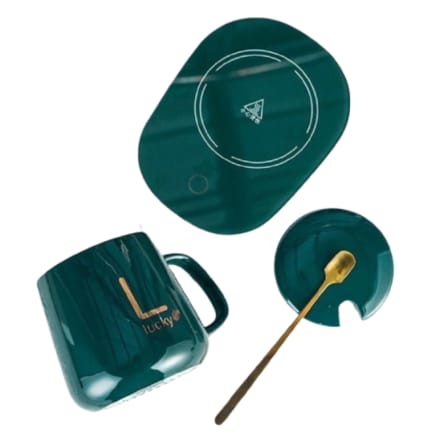 Classy Electric Coffee Warmer Coaster and Mug Set Classy Electric Coffee Warmer Coaster and Mug Set